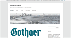 Desktop Screenshot of bootstechnik.de
