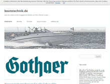 Tablet Screenshot of bootstechnik.de